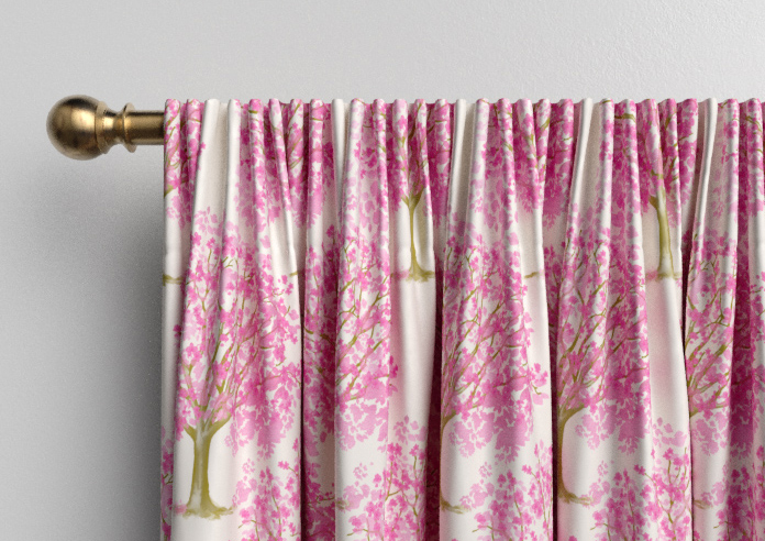 Classic Woodland, Pink Blossom - Made to Measure Curtains - Image 9
